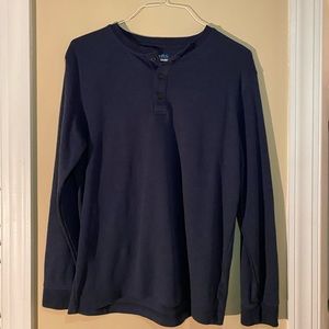 Men’s long sleeve Henley